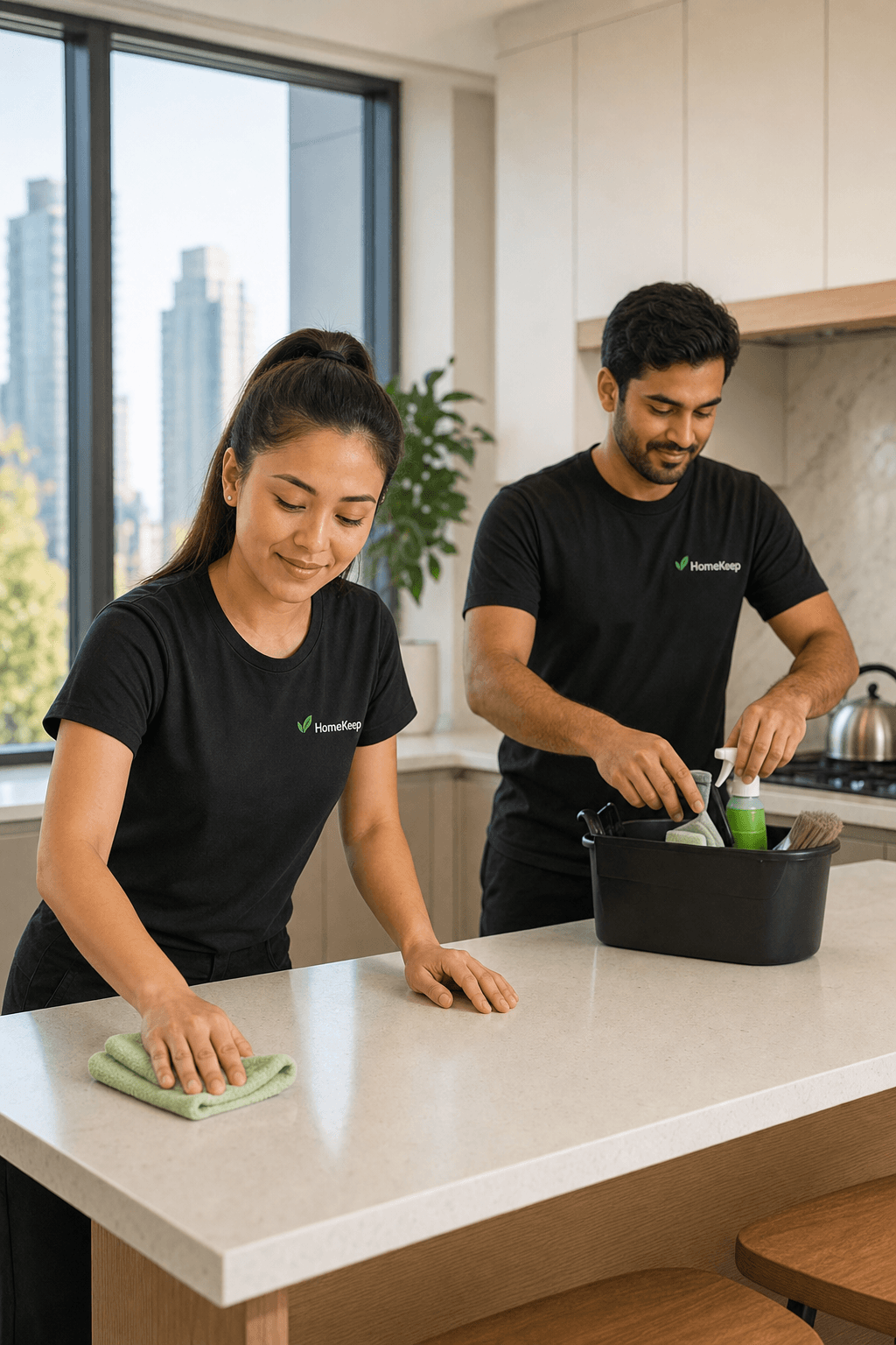 HomeKeep crew ready to service your home